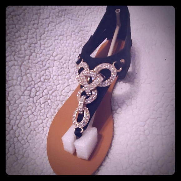 Black Sandals - Picture 1 of 8